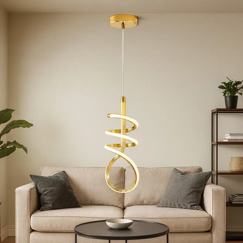 Helix Light Metal Ceiling Lamp media 5