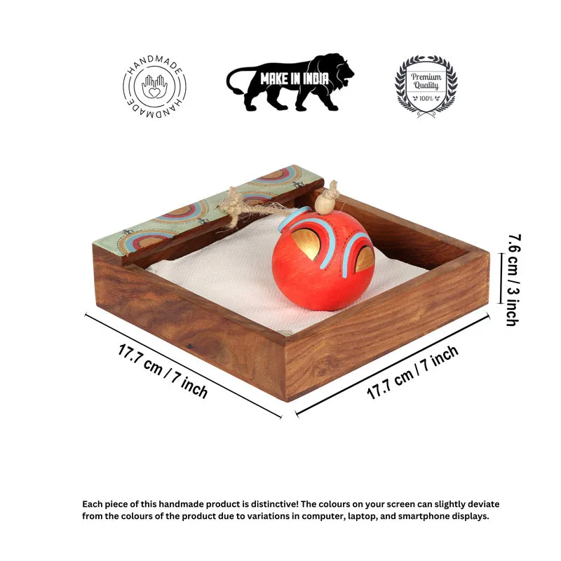 Jaya Handpainted Napkin Holder media 7
