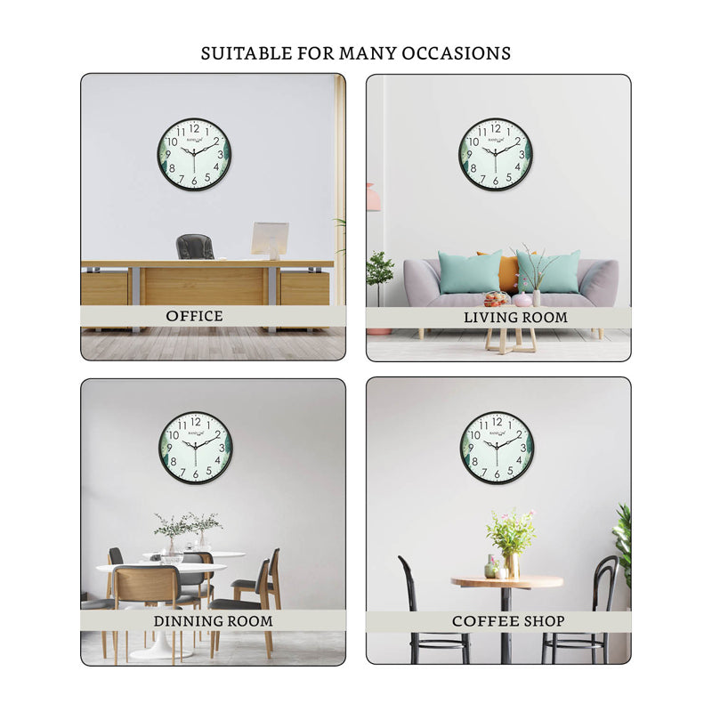 Mais Sweep Silent Wall Clock media 9