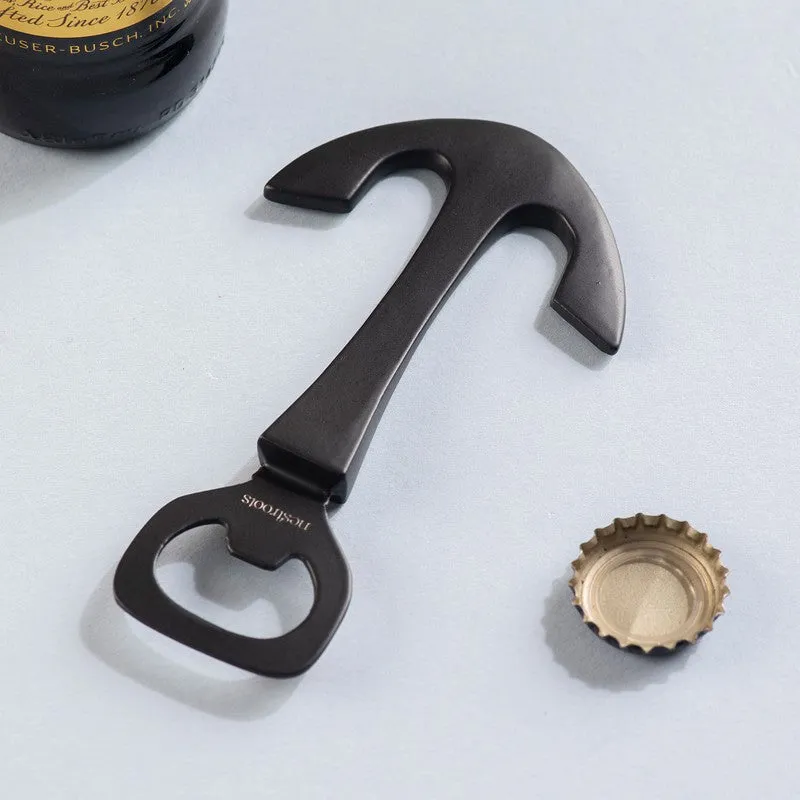 Anchor & Twist Stainless Steel Bottle Opener - Black media 1
