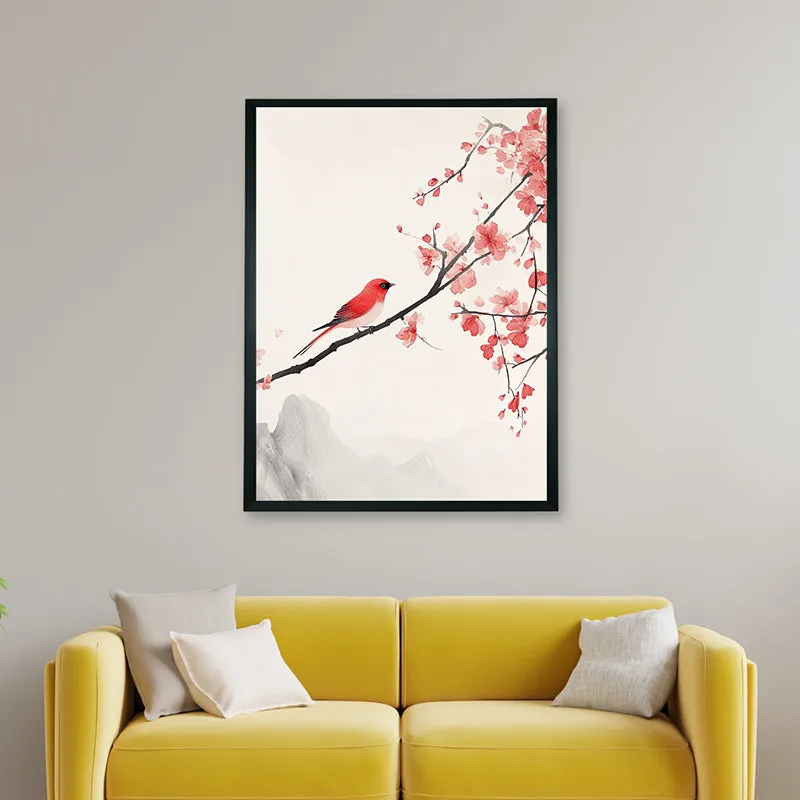 Scarlet Perch Wall Art With Resin Frame media 5