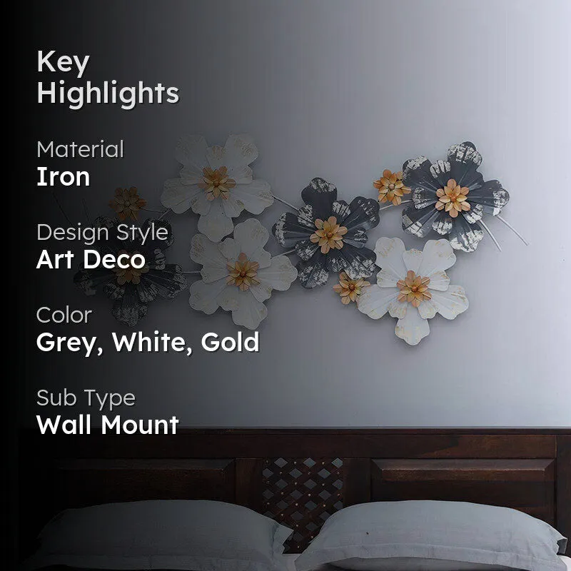 Floral Chains Iron Wall Accent media 2