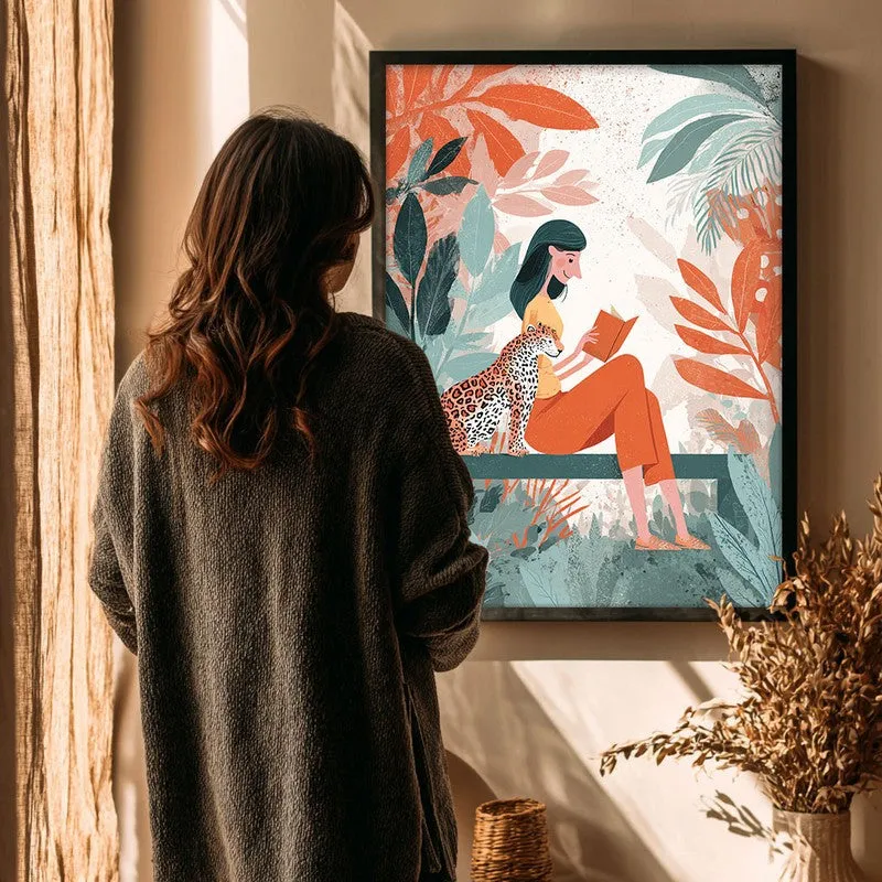 ForestReverie Canvas Wall Painting - Black Frame media 5