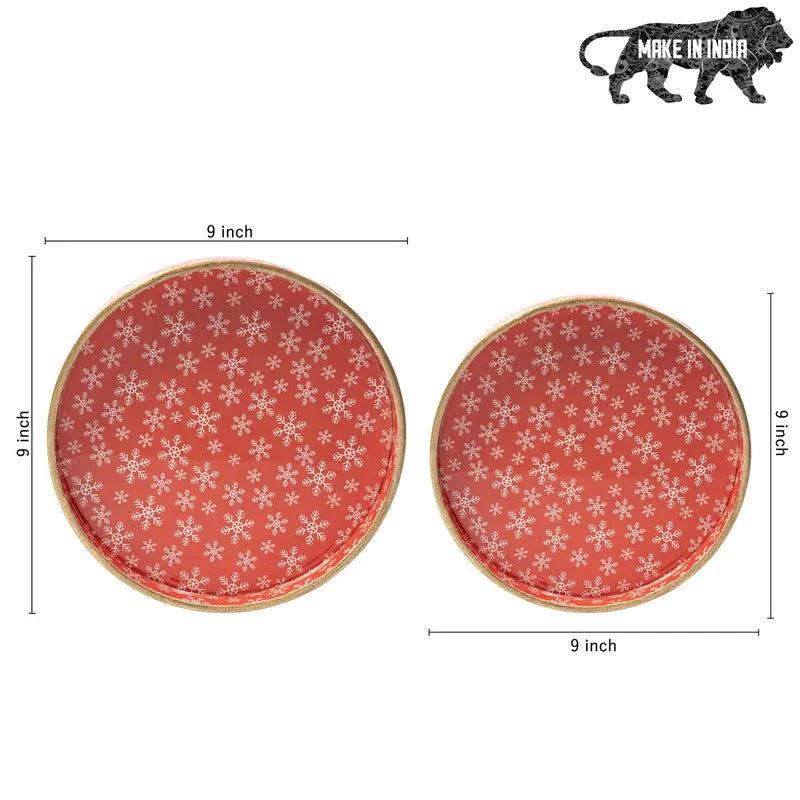 Holly Cheer Serving Tray - Set Of Two media 6