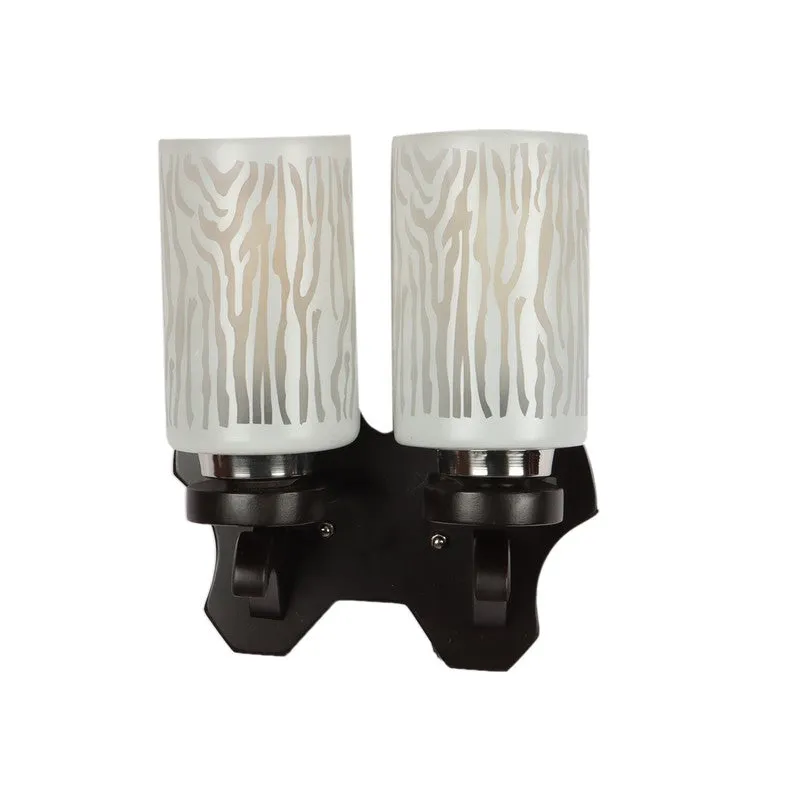 Timber Glow Glass Wall Lamp media 3