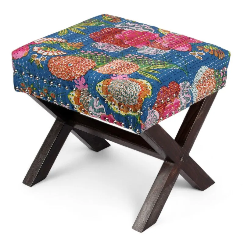 Javro Sheesham Wooden Bench - Multicolor media 3