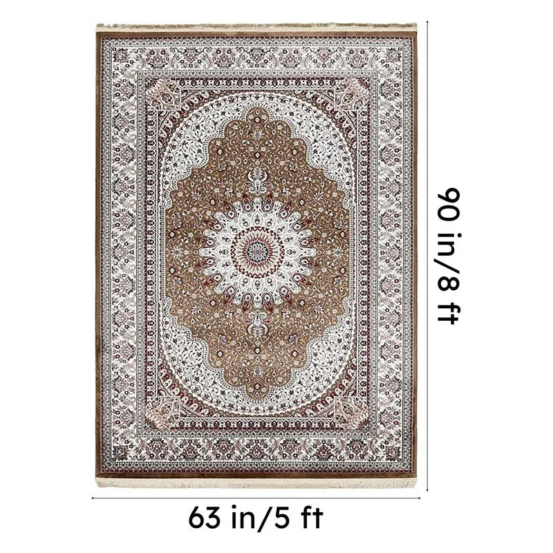 Wazira Art Silk Carpet media 9