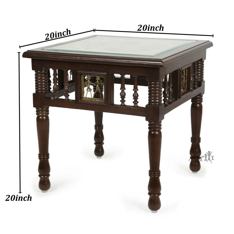 Yuge III Teak Wood Side Table media 6