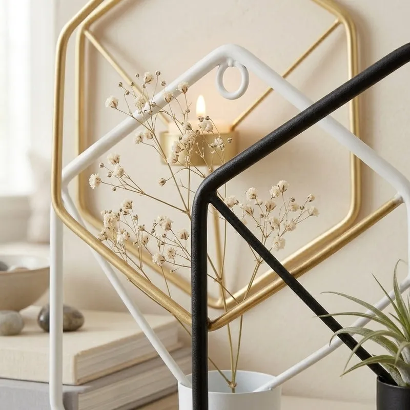 Hexagrid Multi Candle Holder - Set Of Three media 2