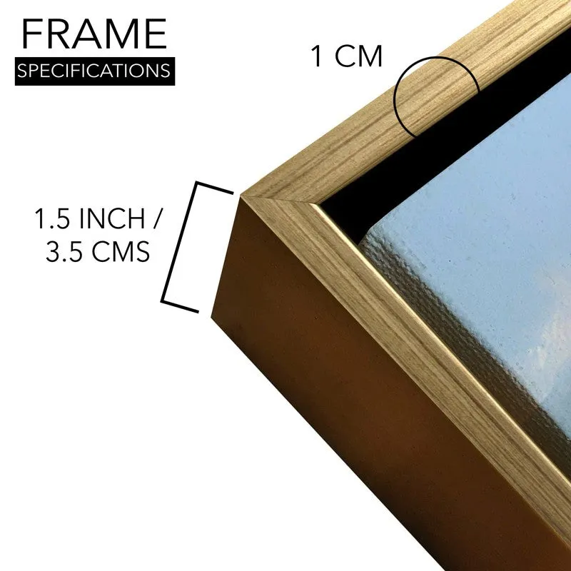 Cloudtrack Canvas Wall Painting With Frame media 6