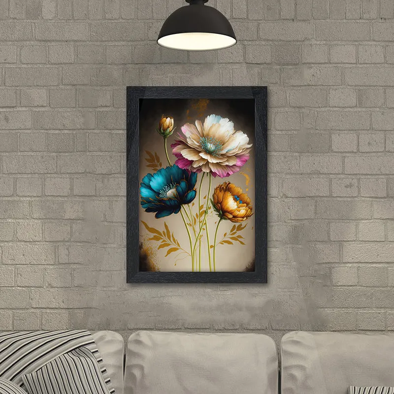 Aurum Fleur Relief Wall Painting media 4