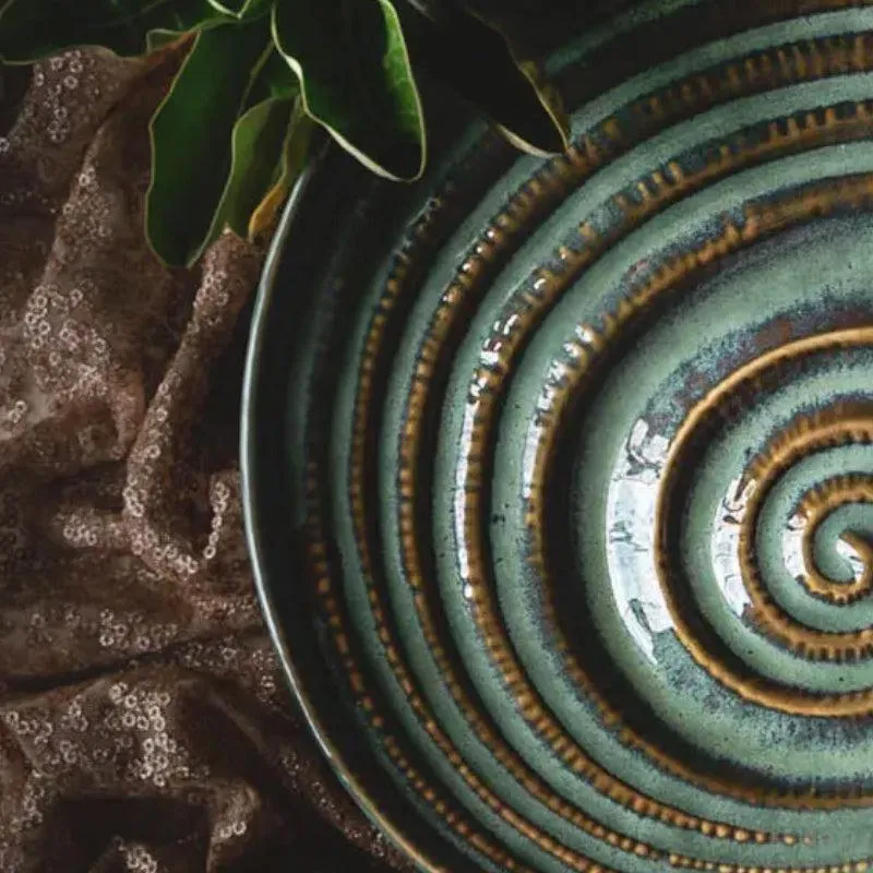 Lexira Spirno Handmade Ceramic Platter media 4