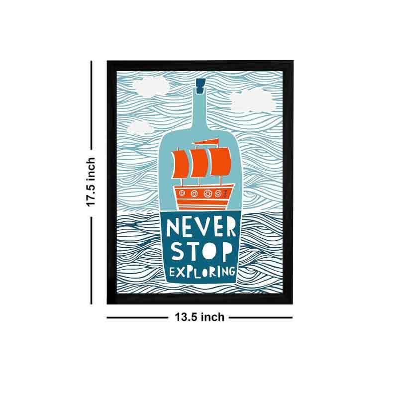 Never Stop Wall Art media 4