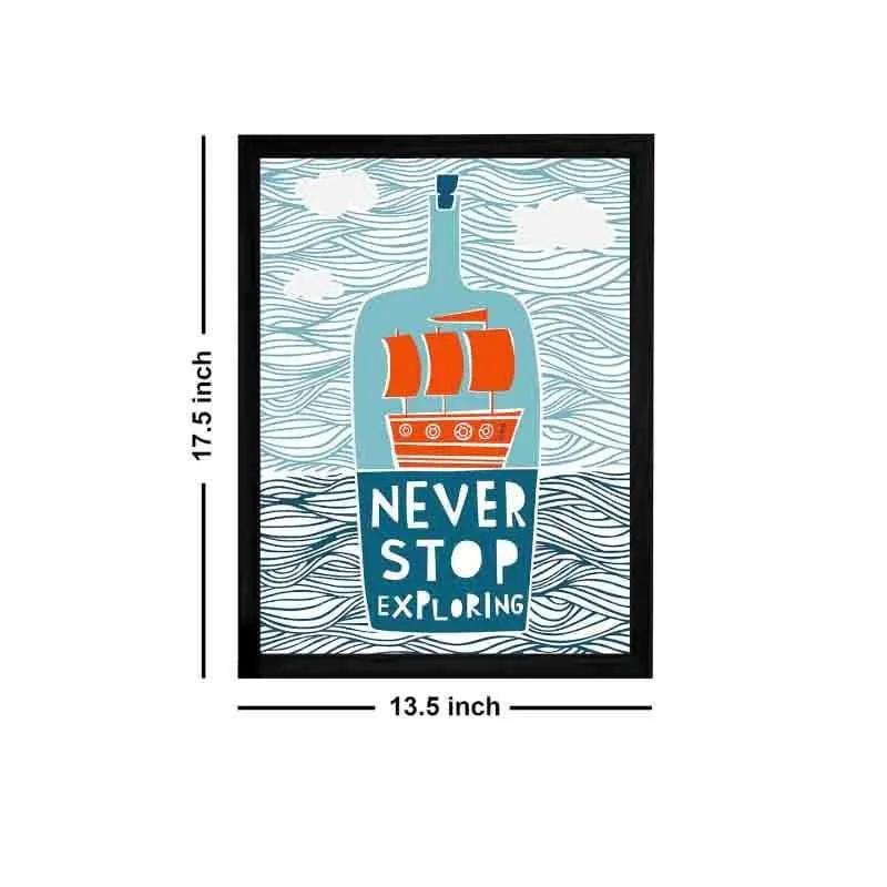 Never Stop Wall Art media 4
