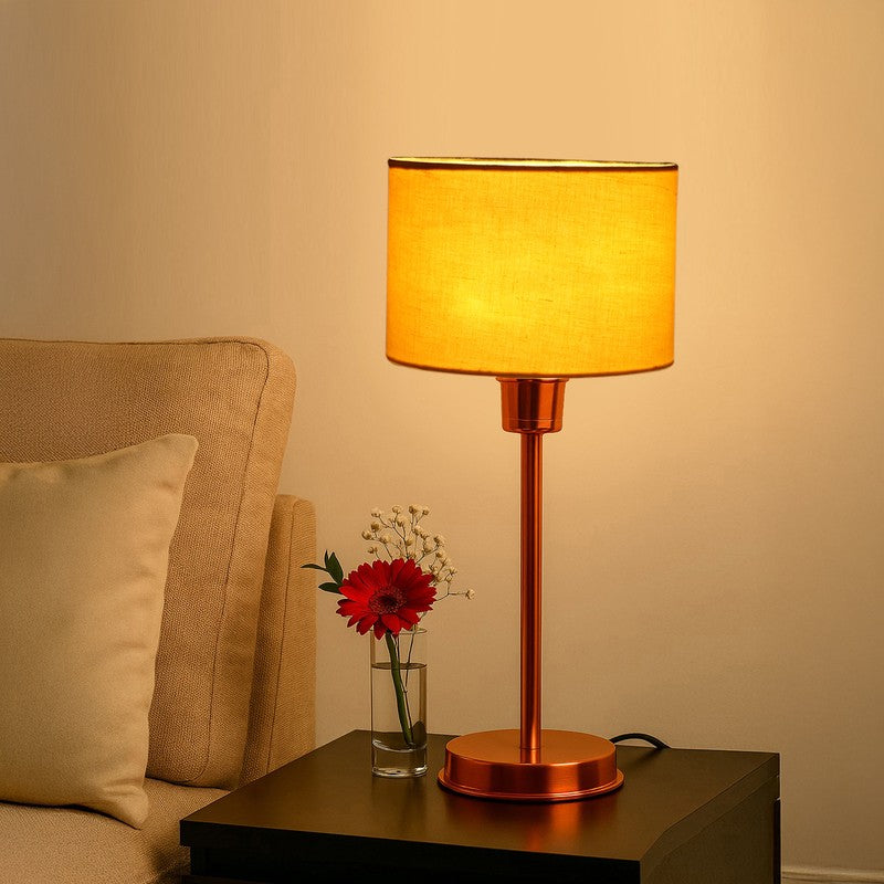 Kavira Layn Metal Table Lamp - Yellow media 3