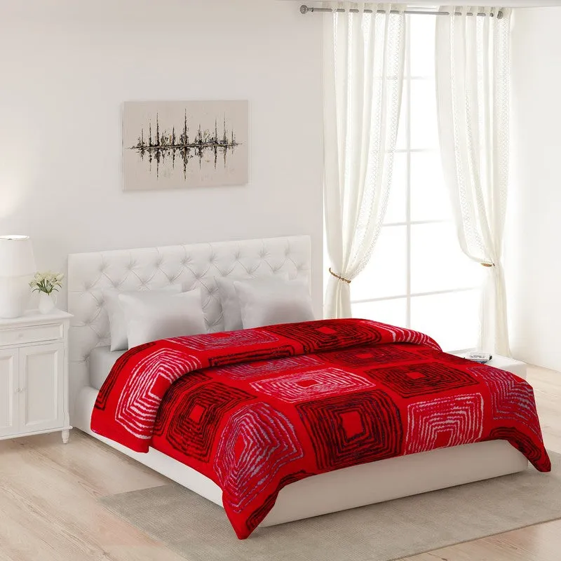 Monte Carlo Crimson Geometry Blanket - 800 GSM media 1