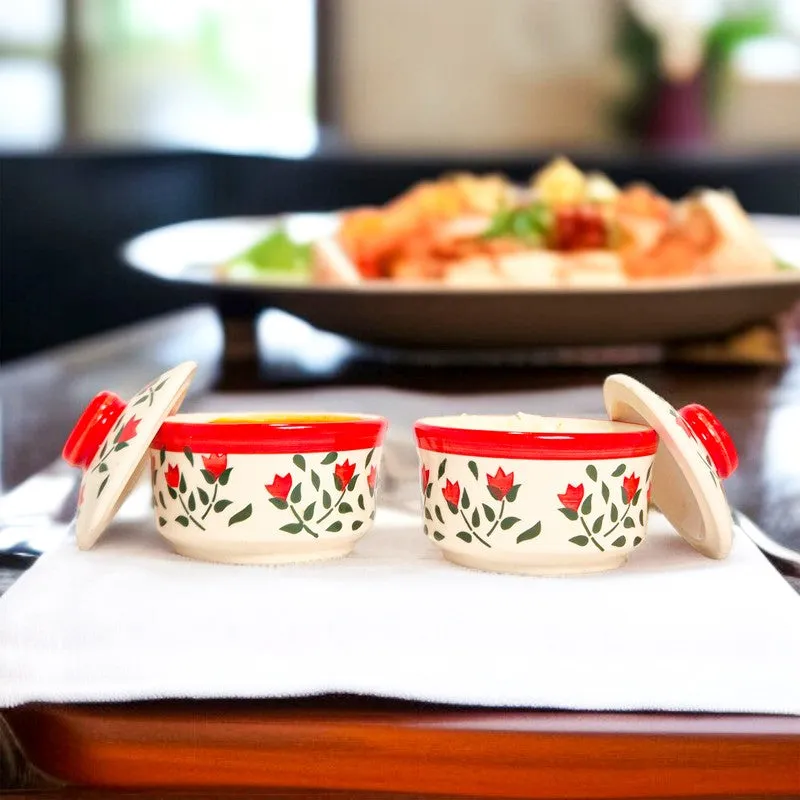 Florian Ceramic Serving Bowl (300 mL) - Set Of Two media 5