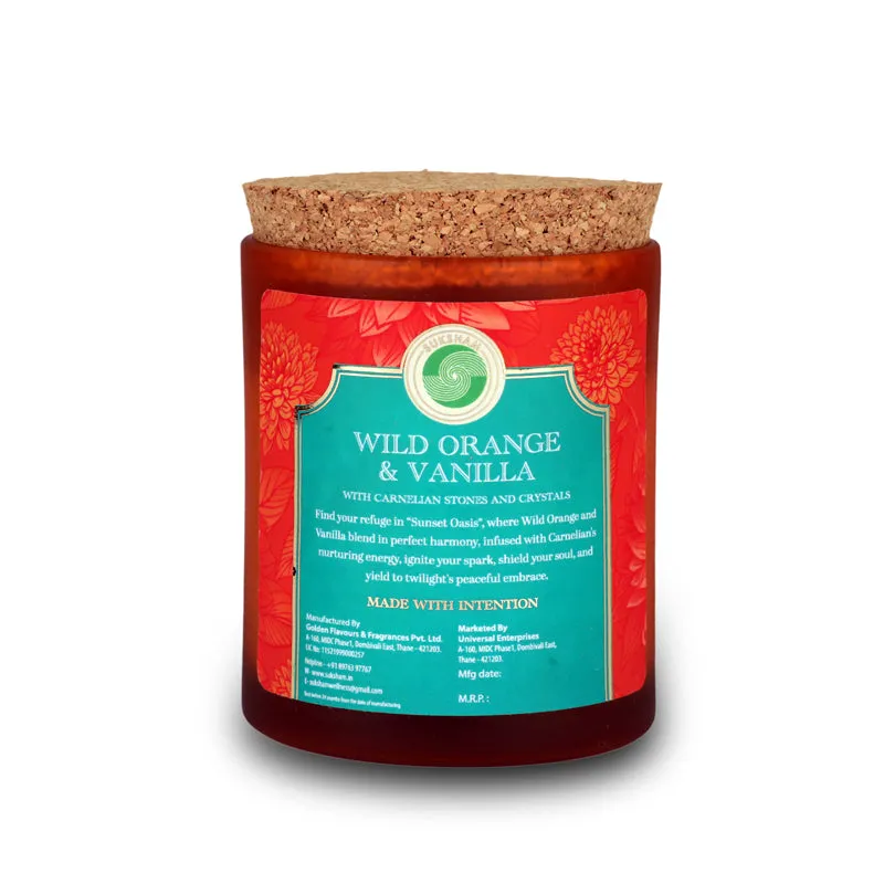 Enchanta Wild Orange and Vanilla Scented Candle media 4