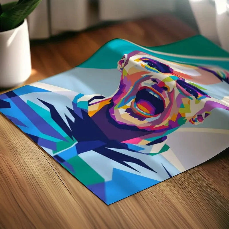 Vibrant Echo Wall Poster media 4