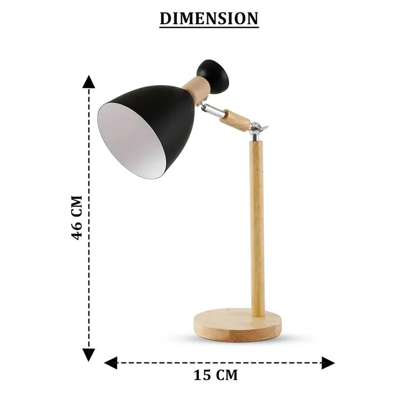 AarviDecor Sienna Accent Metal Table Lamp - Black media 8