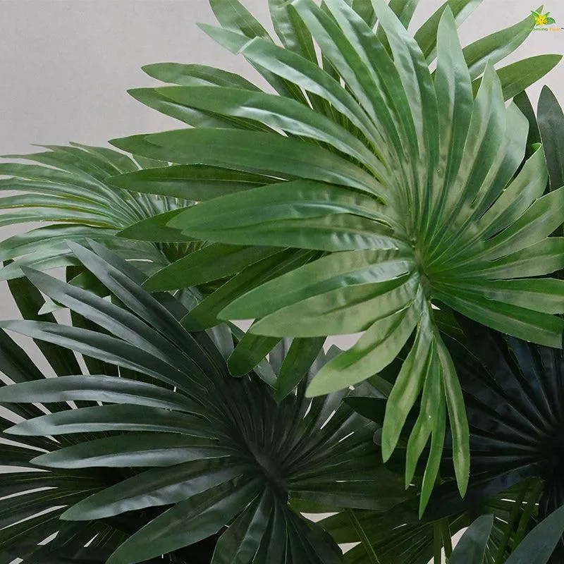 Faux Everlasting Areca Plant With Black Plastic Pot - 65 cm (2.1 ft) media 3