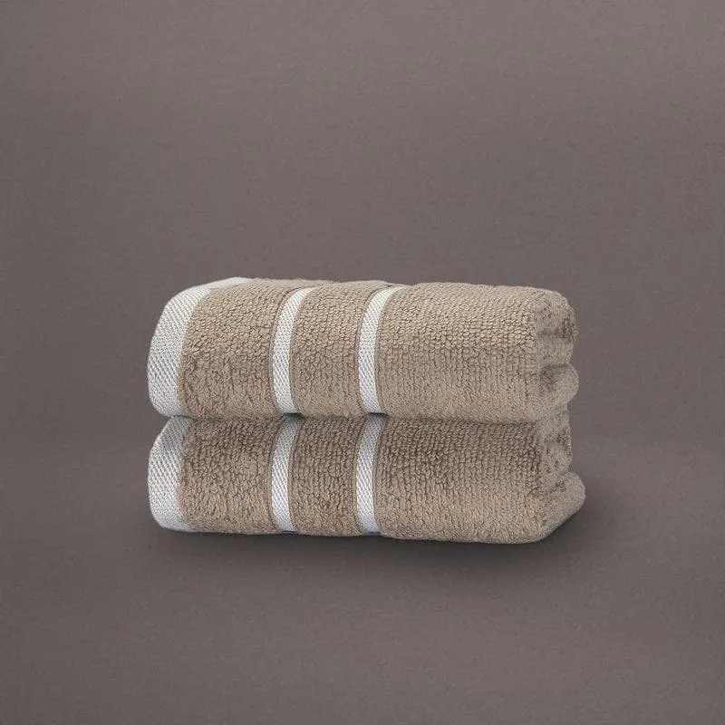 Beige Oh-so-soft Towel media 1