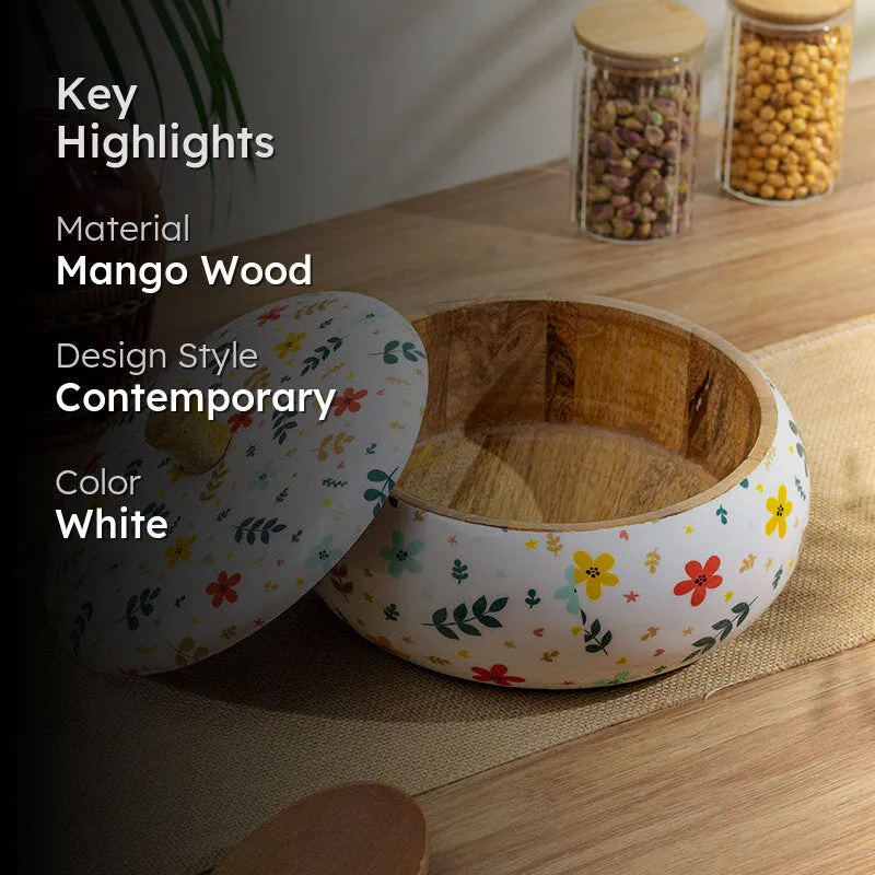 Cottage Carry Mango Wood Casserole media 2