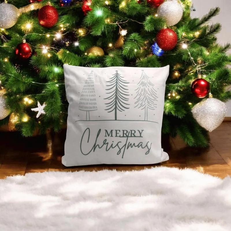 Sleek Noel Velvet Christmas Cushion Cover media 5