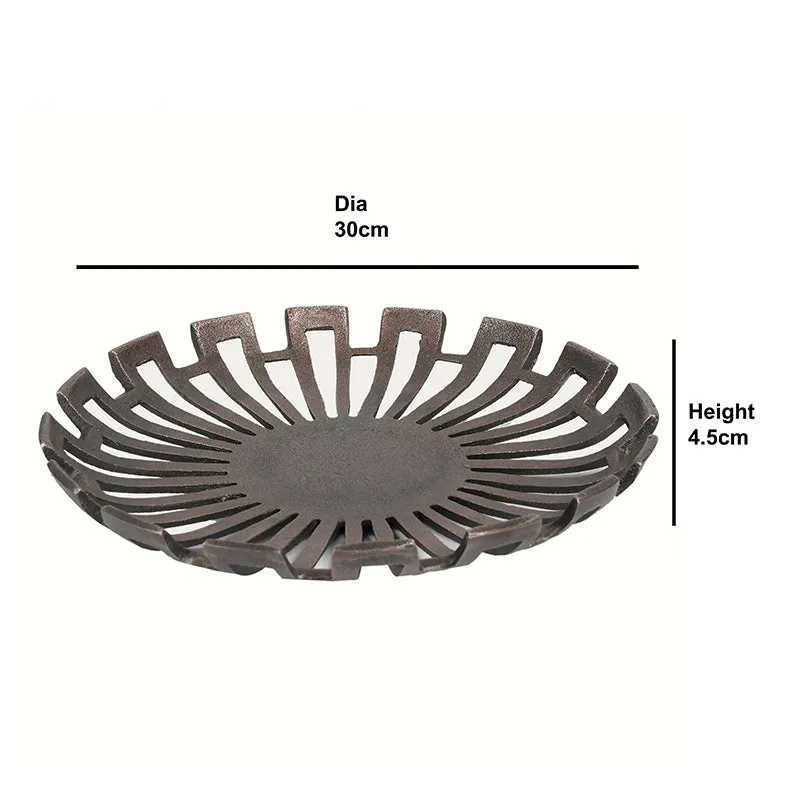 Ajra Flora Serving Tray - Brown media 5