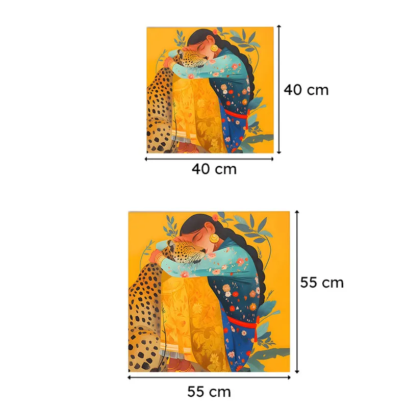 Princess & Leopard Canvas Wall Art media 7
