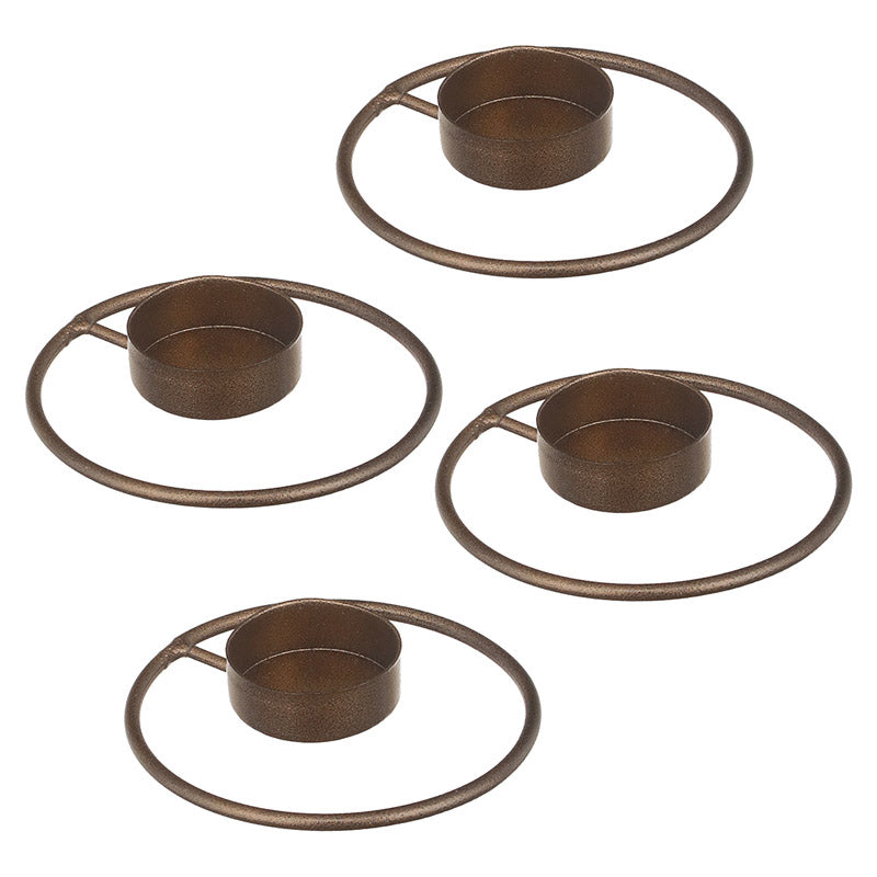 Idola Tealight Candle Holder (Copper) - Set of Four media 4