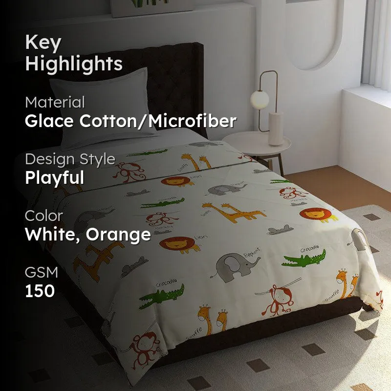 African Savannah Dreams Microfiber Kids Comforter - 150 GSM media 2