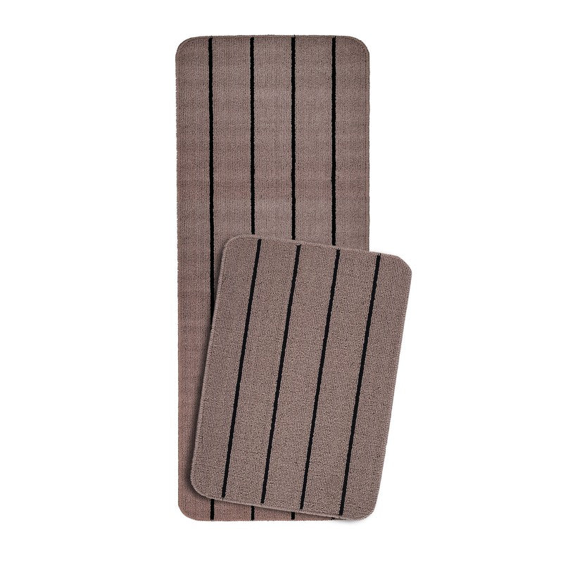 CozyLines Kitchen Floor Mats (Beige) - Set of Two media 3