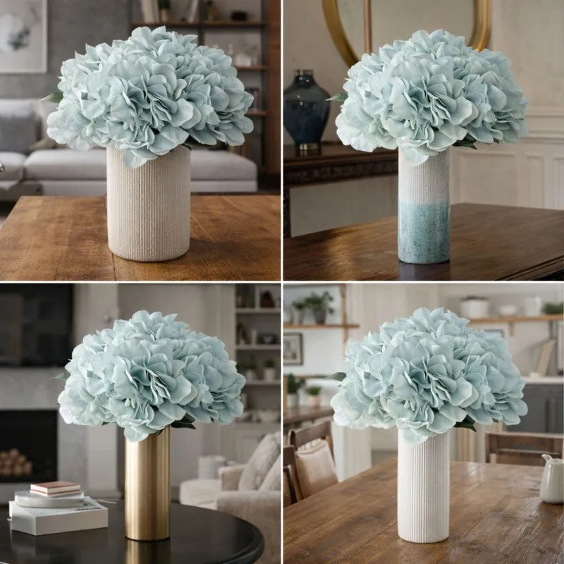 BlueHydra Polyester Artificial Flower - Set Of Four media 6