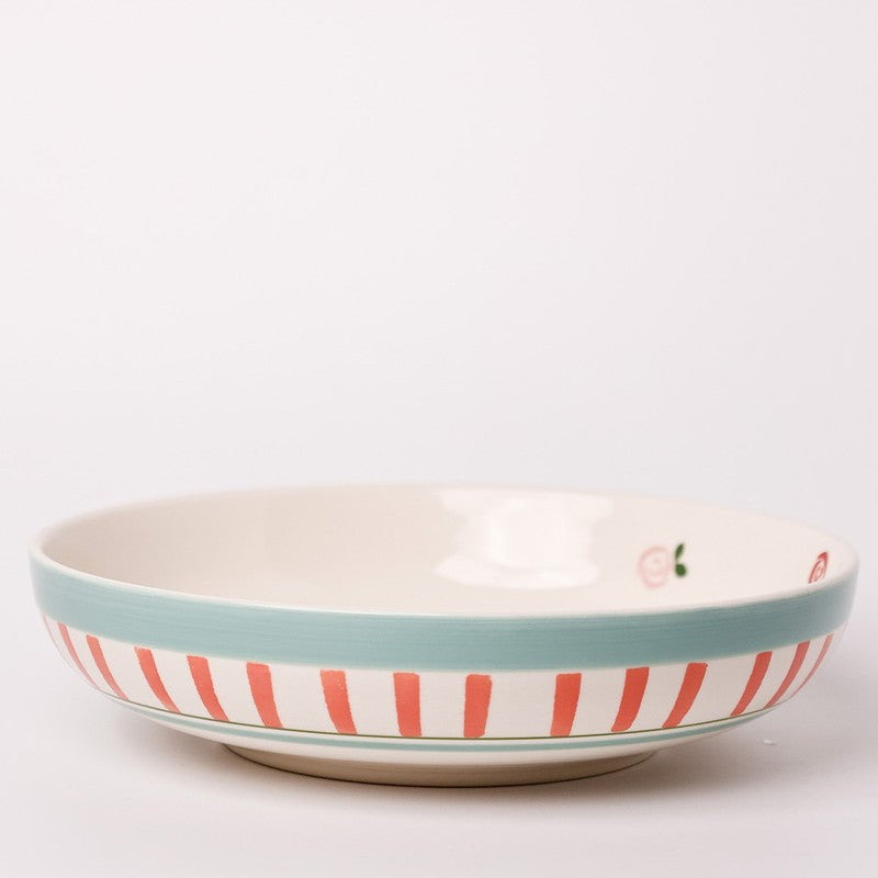 Tea Garden Handpainted Ceramic Platter media 5