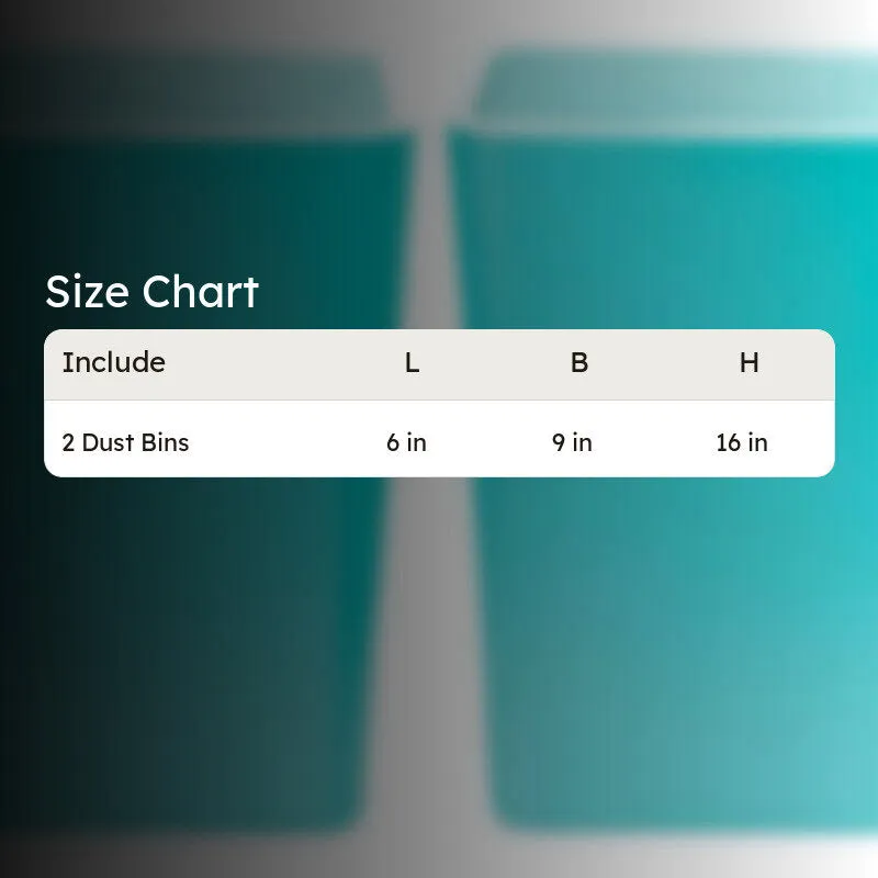 Trev Dust Bin (Blue) - Set Of Two media 6