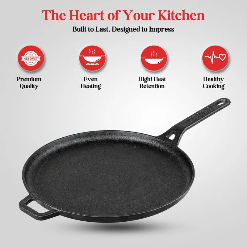 Vinod Zyrox Cast Iron Dosa Tawa - 29 cm media 6