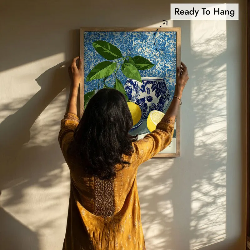Freshness Canvas Wall Painting - Brown Frame media 8