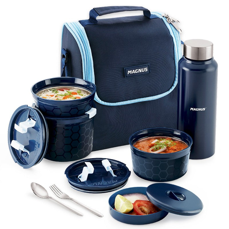 Arvex Pro Lunch Box with Lunch Bag - Set of Five media 3
