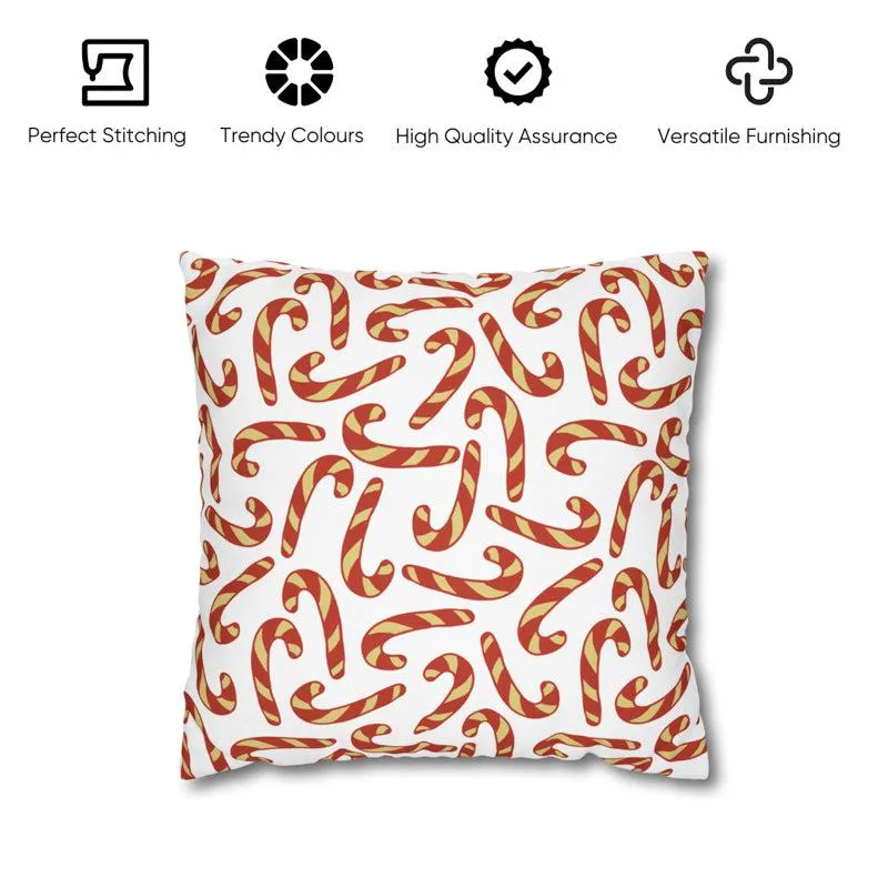Sugar Swirls Velvet Christmas Cushion Cover media 5