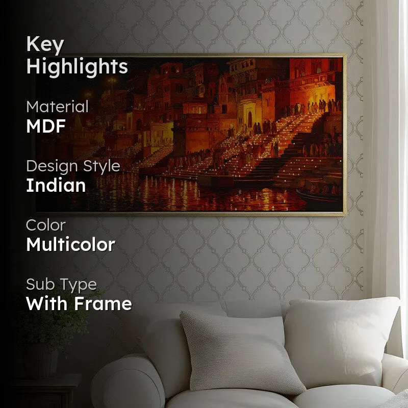 When Kashi Lights the River Wall Art media 2