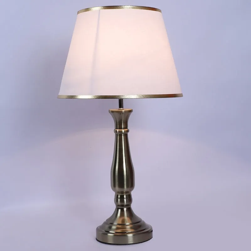 Brix Iron Table Lamp - White,Gold media 5