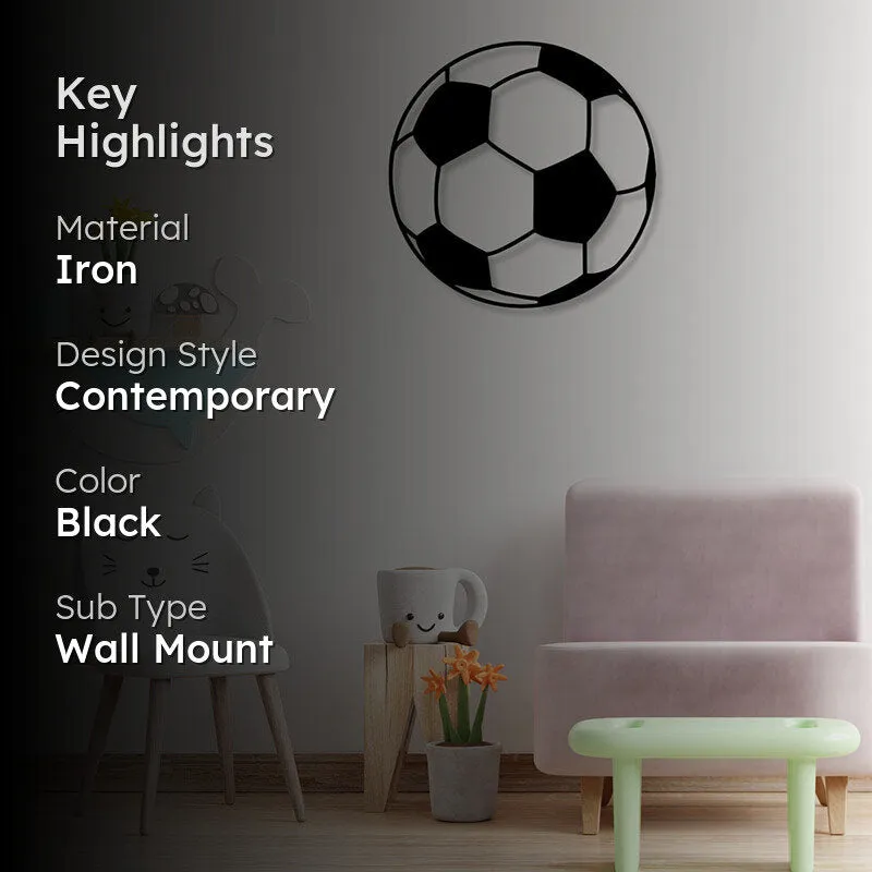 Football Game Black Iron Wall Accent media 2