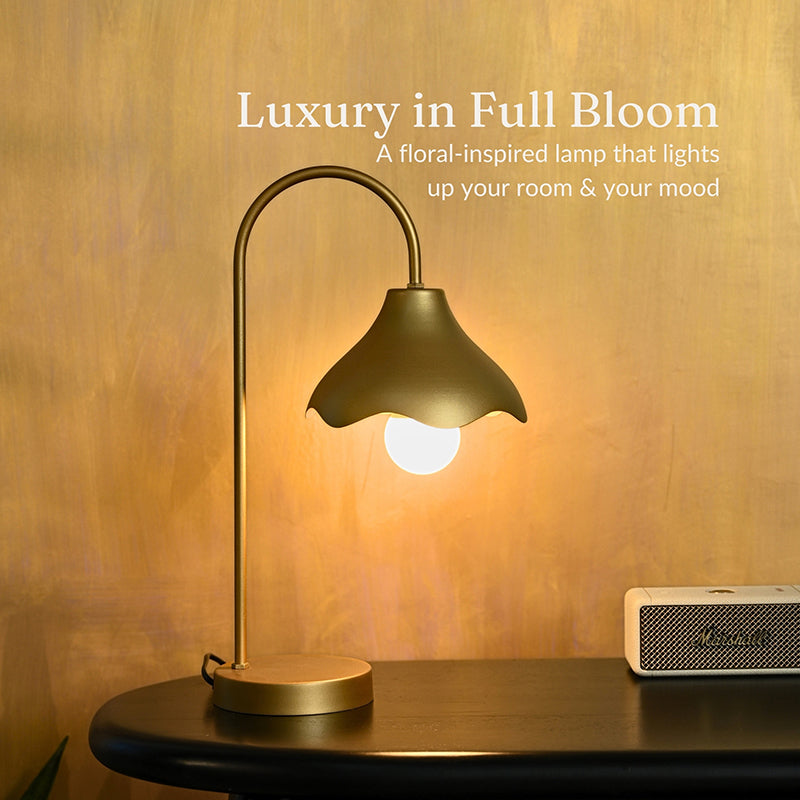 Illoura Metal Table Lamp - Gold media 6