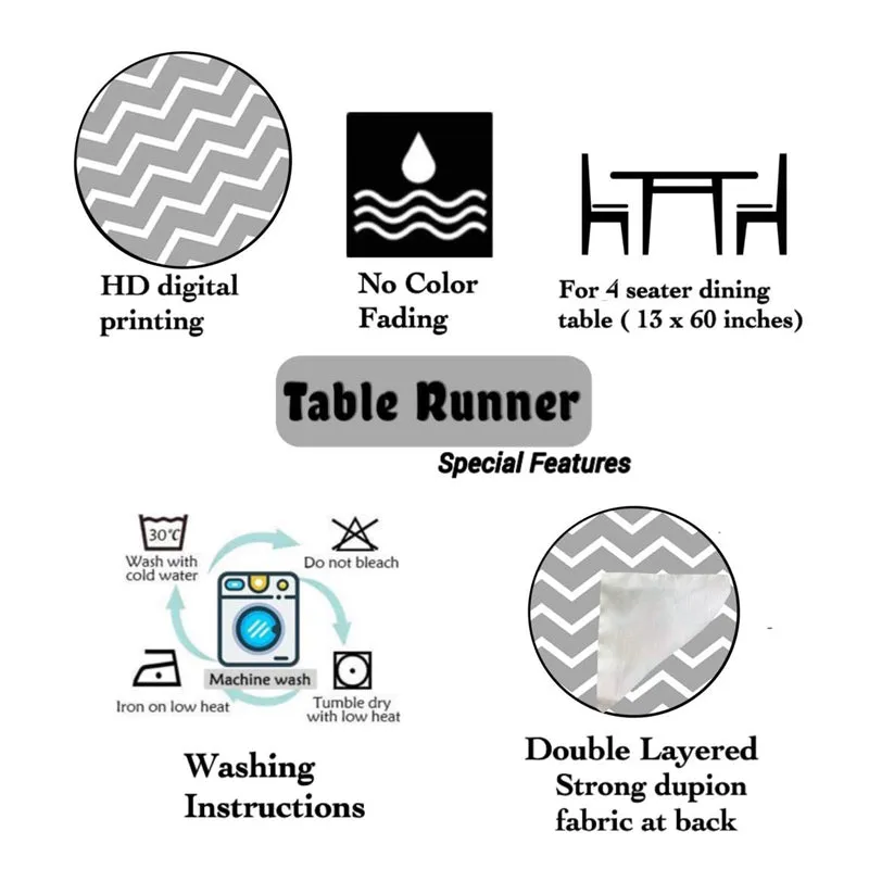 Wade Poly Canvas Table Runner - 9