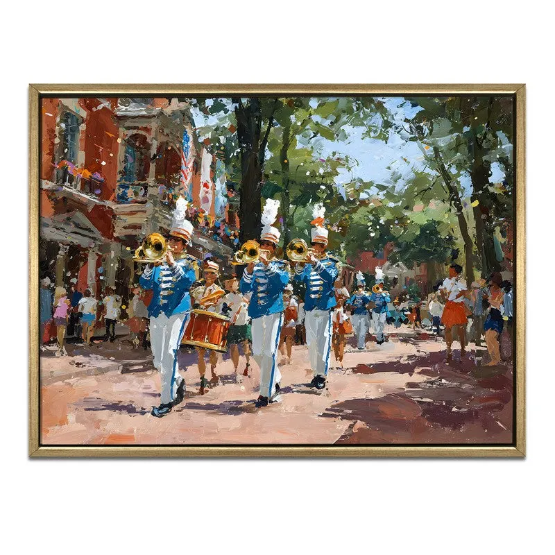 Parade Harmony Canvas Wall Painting With Frame media 3