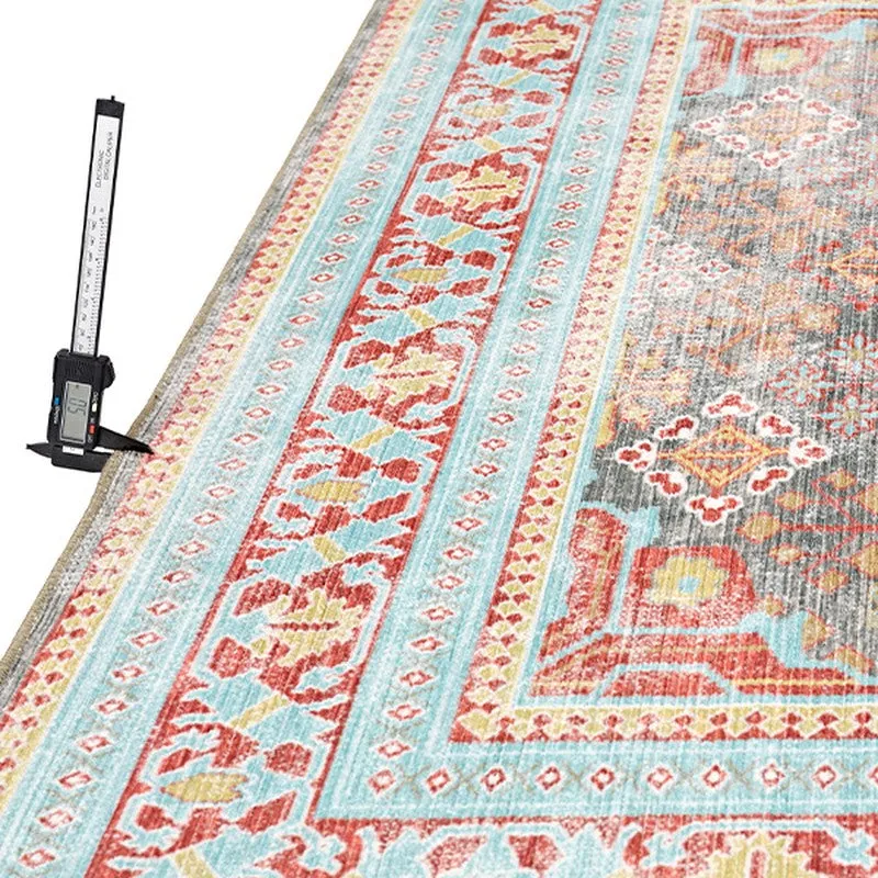 Close-up of the carpet border and surface texture