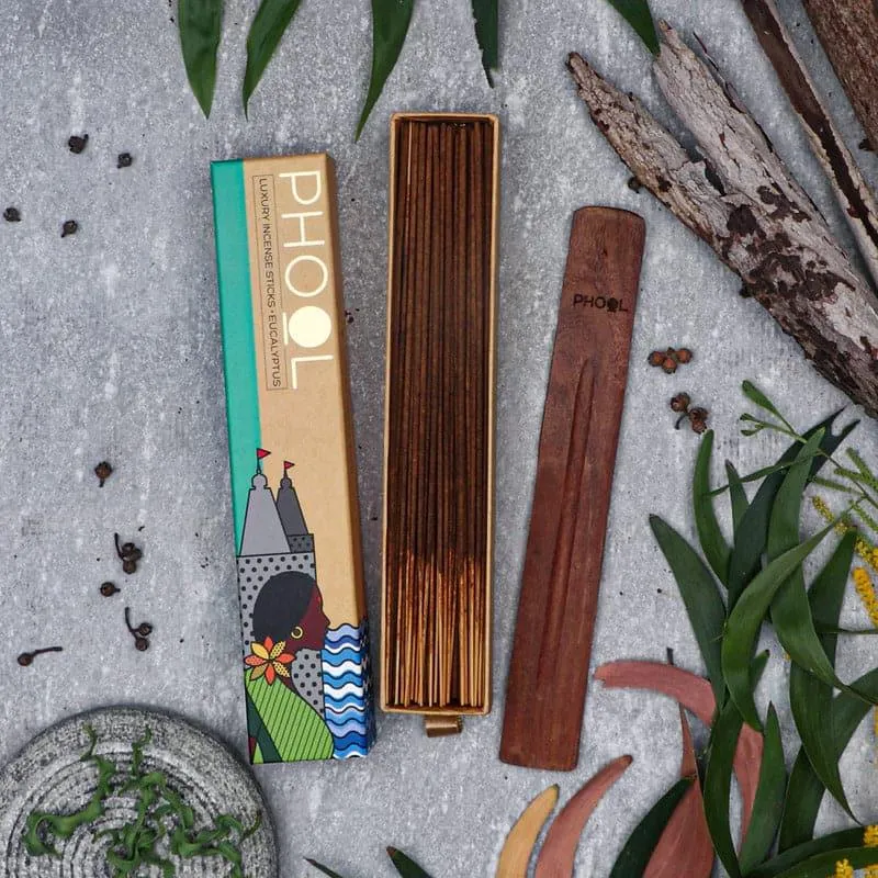 Phool Natural Incense Sticks (Eucalyptus) - Set Of Forty media 1