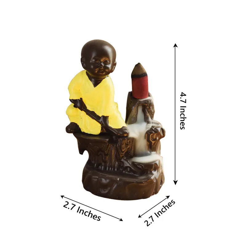 Buddha Monk Smoke Fountain media 8