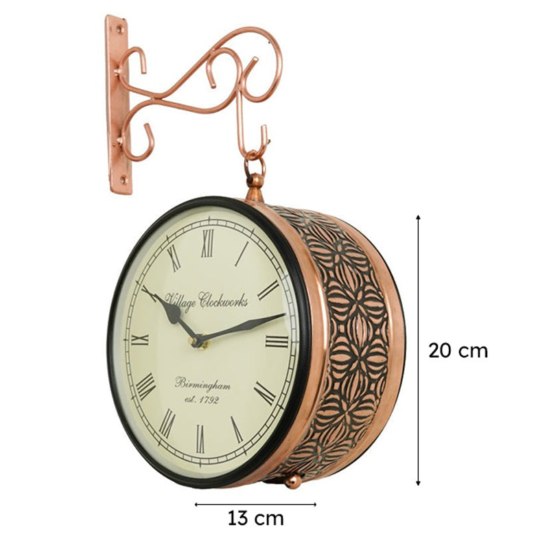 Elton Double Sided Station Clock media 7